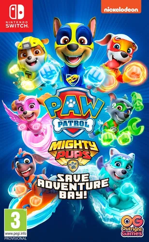PAW Patrol Mighty Pups Save Adventure Bay - Nintendo Switch Key - PC- & Videospiele, digitaler Download für spannende Abenteuer mit den PAW Patrol Hunden, ideal für Kinder ab 0 Jahren!
