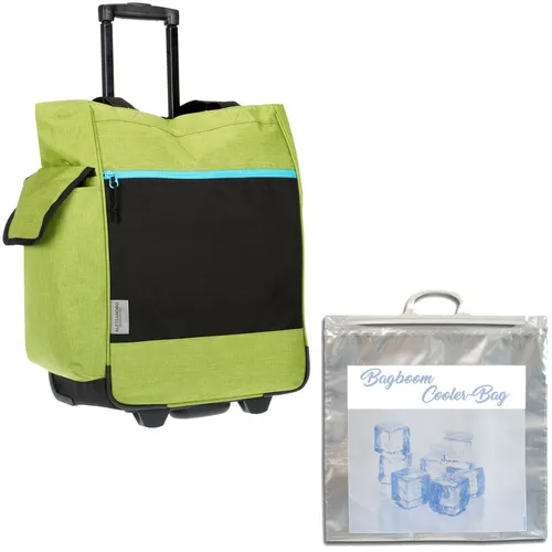 Einkaufsroller Alessandro Pro 12894 TT Grün mit Thermo Bag