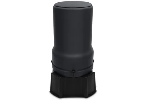 YourCasa Regentonne RainBell 110 l mit Standfuß und Wasserhahn - Moderne Regentonne mit 110 l Fassungsvermögen und stabilem Standfuß für mühelose Wasserentnahme. Ideal zur nachhaltigen Gartenbewässerung und platzsparend im Design.