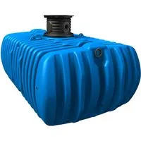 4rain Flachtank Flat XL, Blau - Nachhaltiger unterirdischer Wasserspeicher für Gartenbewässerung, aus recycelten Materialien gefertigt, inklusive Tankdomsystem und 15 Jahre Garantie.