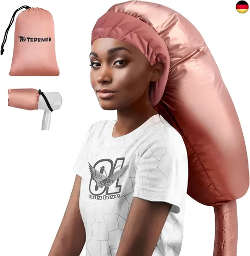 Haartrockenhaube Aufsatz – Extra Große Haube für Föhn in Roségold