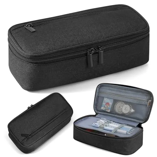 Gigmeta Federmäppchen Federtaschen Mäppchen Etui Stifte 5 Fach, Großer Vorrat Federmäppchen Große Größe Pencil Case Teenagerfeder Mäppchen Unisex