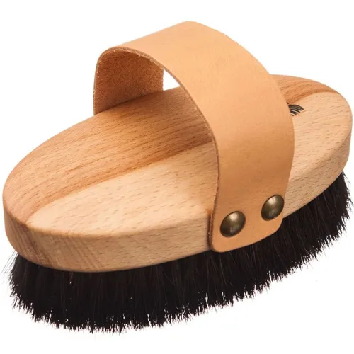 Klosterbürste Ionic Brush - Reinigungsbürste für die Trockenmassage, aus Buche mit Roßhaar, bietet einen ionisierenden Effekt für eine intensive und sanfte Peeling-Erfahrung.