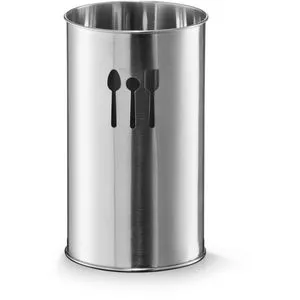 Zeller Küchenutensilienhalter 27339, Edelstahl, 10 x 18,5 cm, 1 Fach, silber