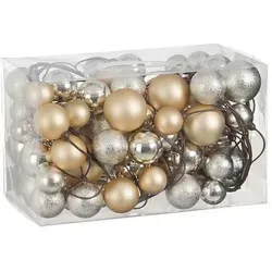 edelman Girlande Kugelgirlande creme 180cm in gold von Edelman