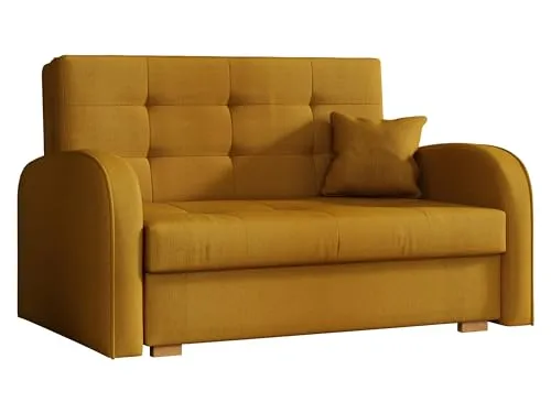 Mirjan24 Schlafsofa Viva Gold II in gold von Mirjan24