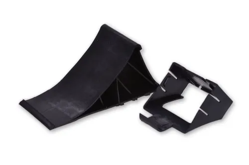 Bremskeil Unterlegkeil Hemmschuh Halterung PKW Anhänger Wohnwagen Kunststoff
