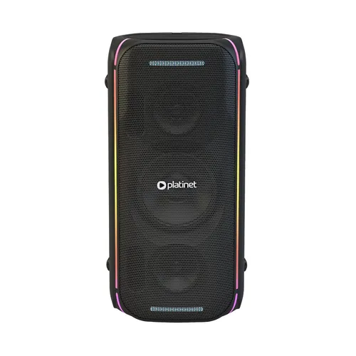 PLATINET Party Bluetooth Lautsprecher 70W RGB TWS inkl. Funkmikrofon - Kraftvoller 70W Bluetooth-Lautsprecher mit RGB-Beleuchtung und 4500mAh Akku. Ideal für jede Feier und mit Funkmikrofon für den perfekten Auftritt.