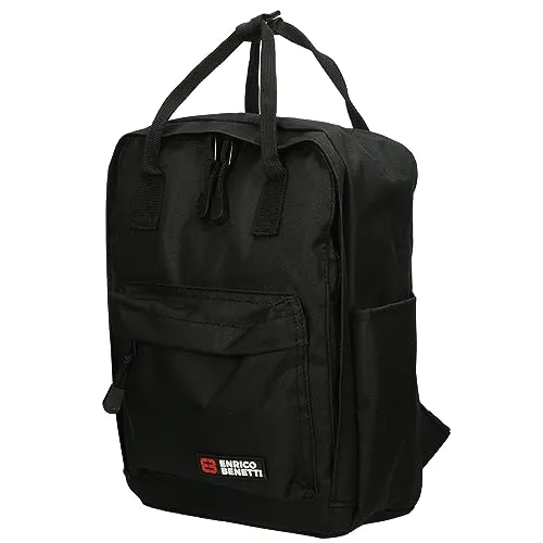 Hochwertiger Cityrucksack für Damen und Kinder - Schwarz - Kompakter und stilvoller Rucksack mit Regenfestigkeit. Maße: 24 x 29 x 10 cm. Vielseitig einsetzbar mit mehreren Fächern für optimale Organisation.