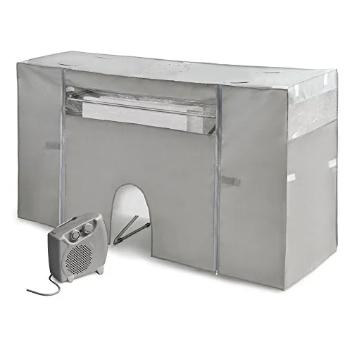 Rayen Wäscheleinenabdeckung mit Heizung in grau von Rayen