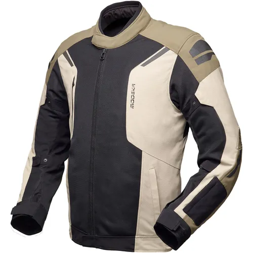Modeka Khao Air 2 II Herren Motorrad Jacke XL - wasserdicht und atmungsaktiv - Motorradjacke in Größe XL, ideal für Touren. Mit herausnehmbaren Protektoren und regulierbarer Passform für optimalen Schutz und Komfort bei jedem Wetter.