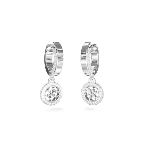 Guess Ohrringe 4G Crush JUBE04165JWRHT-U Edelstahl von GUESS