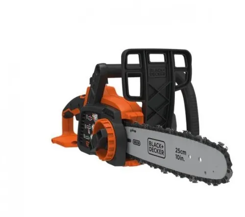 Black & Decker GKC1825LB-XJ 18V elektrische Säge - Kettensäge mit 25 cm Schnittleistung, ideal für DIY-Projekte und Akkubetrieb für flexibles Arbeiten ohne Kabel.