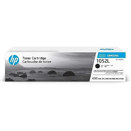 HP Samsung Toner MLT-D1052L schwarz - 2.500 Seiten - Toner für hochwertige Drucke, Kapazität von ca. 2.500 A4-Seiten bei 5% Deckung, kompatibel mit mehreren Samsung Druckern.