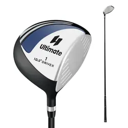 COSTWAY Golf Driver für Herren – 460CC Aluminium Golfschläger mit Graphitschaft und Schlägerhaube - Erleben Sie optimale Abschläge mit unserem leichten 460CC Golfdriver. Der Graphitschaft fördert schnelle Schwünge und präzise Schläge, während die Ausrichtungshilfe Ihre Genauigkeit steigert. Ideal für Rechtshänder!