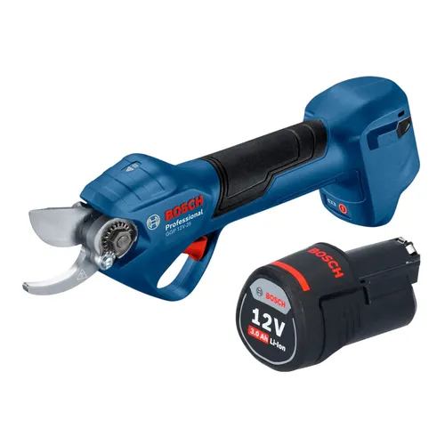 Bosch GGP 12V-25 Akku Gartenschere mit 3,0 Ah Akku