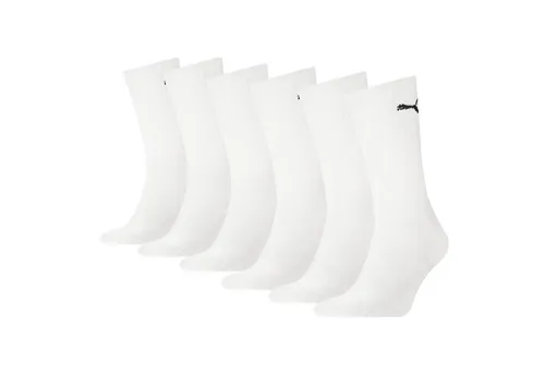 PUMA Socken PUMA UNISEX CREW SOCK 6P ECOM (6 Paar) Cat-Logo, Frottee-Sohle, Ripp-Bündchen