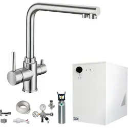 BieTal® BT-30U Tafelwassergerät mit Edelstahl Wasserhahn
