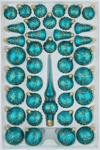 Navidacio Weihnachtsbaumkugel Set 39tlg.