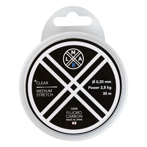 LMAB 100 Pro 30m 0.20mm Fluorocarbon Vorfach 0,30€/1m von LMAB