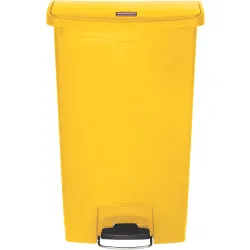 Rubbermaid Tretmülleimer Slim Jim® Step-On, 68 Liter - Haushaltszubehör mit extrem langlebigem Trittpedal für berührungsfreie Abfallentsorgung und platzsparendes Design.