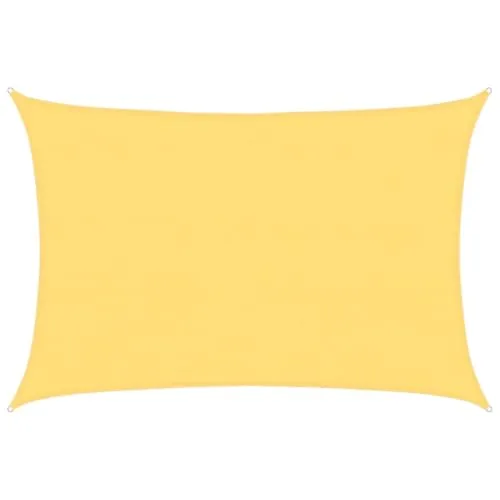 vidaXL Sonnensegel HDPE Rechteckig 4x6m - Effektiver Sonnenschutz für Garten & Terrasse - Sonnenschutz in hochwertigem HDPE, schimmel- und UV-resistent, ideal für Garten, Terrasse oder Balkon. Einfach zu montieren mit Edelstahlbefestigungen.