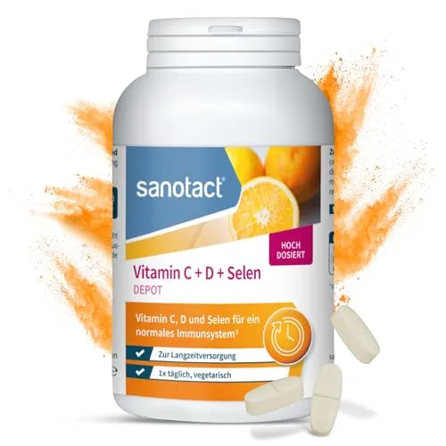 Sanotact Vitamin C+D+Selen Tabletten 180 St