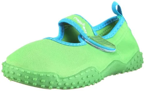 Playshoes Aquaschuhe Unisex Kinder Wassersportschuh, Grün, 18/19 EU