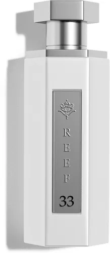 Reef 33 White Eau de Parfum 100 ml - Unisex Eau de Parfum mit eleganter Duftkomposition aus Safran, Rosmarin und Oudholz. Ideal für besondere Anlässe, verleiht es eine raffinierte Präsenz und zieht die Aufmerksamkeit auf sich.