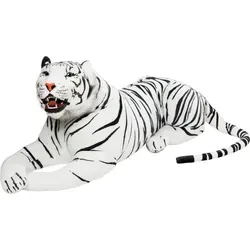 BRUBAKER Brüllender Tiger 130 cm - Lebensechtes Kuscheltier mit Zähnen - Stofftier & Teddybären - Majestätischer Tiger mit realistischen Zähnen, perfekt als Dekoration und Geschenk für Kinder und Safaribegeisterte, hochwertig und waschbar.