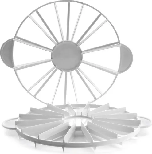 Ibili Kuchenportionierer, Kunststoff, weiß