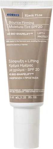 Korres Black Pine 4D Bounce tönende Feuchtigkeitscreme SPF 20 - Sonstige Gesichtspflegeartikel, beugt Anzeichen der Hautalterung vor und verbessert die Elastizität für ein jugendliches Aussehen.