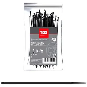 TOX 100 Kabelbinder Clip schwarz