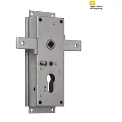 NEMEF Garagentorschloss 1846/02, seitlich schließend - Garagentorschloss für sichere Garagen, mit Tagesentriegelung und robustem Design, ideal für effektiven Schutz.