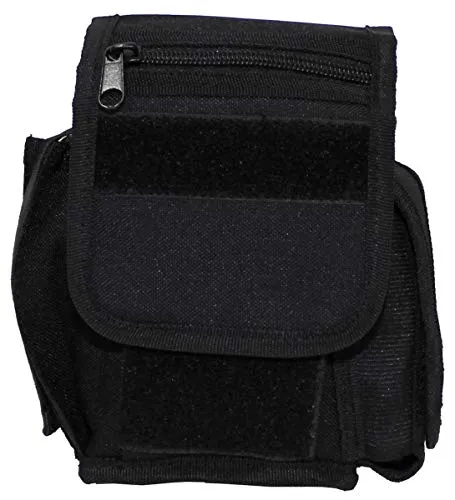 Gürteltasche mit 3 Fächern, schwarz