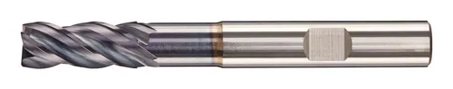 Fortis VHM HPCSTEEL Fräser D6527L 12 Z4 HB Carapace+ - VHM-Schaftfräser mit 12 mm Durchmesser und 4 Schneiden, ideal für präzise Bearbeitung von Stahl und Edelstahl.