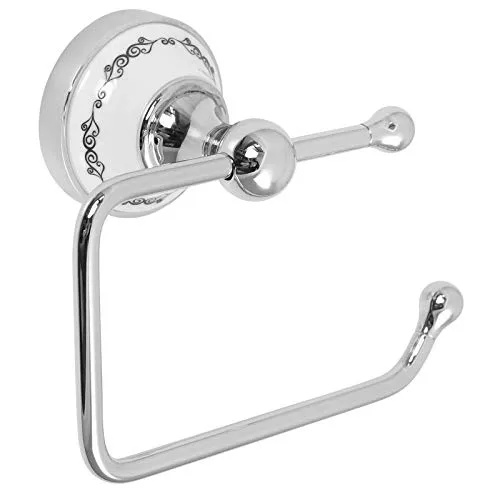 Welfenstein WC Papierhalter Retro Nostalgie Rollenhalter Keramik Halter D5-60