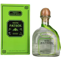 Patrón Tequila Silver 40% Vol. 1l in Geschenkbox
