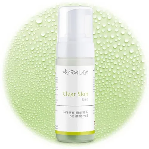 ARYA LAYA Clear Skin Tonic, 125 ml: Klärt und erfrischt die Haut nach der Reinigung, verfeinert das Hautbild und hilft, Pickel zu vermeiden, für fettige & unreine Haut, vegan