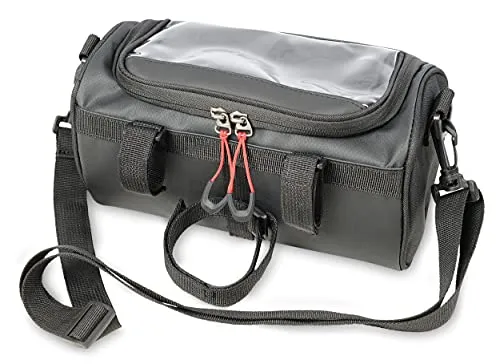 TROIKA Unisex – Erwachsene Bike Bag Fahrradtasche, Schwarz, 24cm