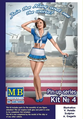 Master Box 24004 Pin-up series Kit No.4 Suzie Figur Bausatz in 1:24 Neu+OVP