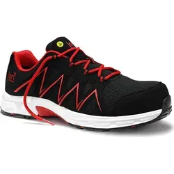 ELTEN Sicherheitshalbschuh jo_SPEEDY black-red Low S3, Größe 41 - Arbeits- & Schutzkleidung mit metallfreiem Durchtrittschutz und ESD-Schutz, ideal für sichere und komfortable Arbeitseinsätze.