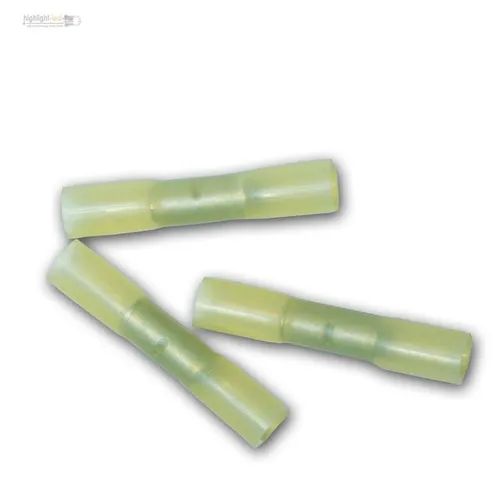 Quetschverbinder GELB 4-6mm² schrumpfbar Heißkleber 10