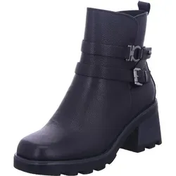 CAPRICE Damen Stiefeletten aus Leder, Wasserabweisend und Bequem, Schwarz (Black Nappa), 38 EU - Wanderschuhe mit Tex-Funktion für Wasser- und Kälteabwehr, ideal für kalte Wintertage. Hochwertiges Leder sorgt für Strapazierfähigkeit und Komfort.