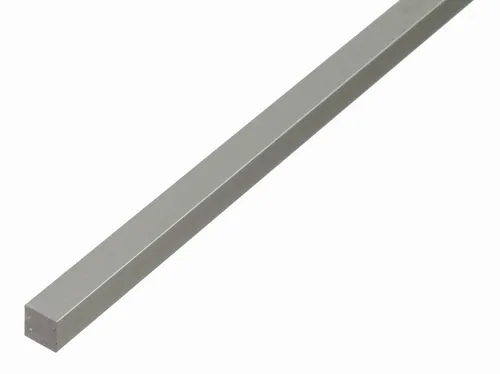 Alberts 3 x Vierkantstange Aluminium, natur 1000 x 12 x 12 mm - Praktische Aluminium Vierkantstangen, ideal für DIY-Projekte und Konstruktionen. Robust und leicht für vielseitige Anwendungen.