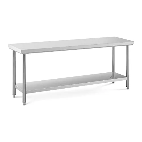 Royal Catering Edelstahltisch 200 x 60 cm von Royal Catering