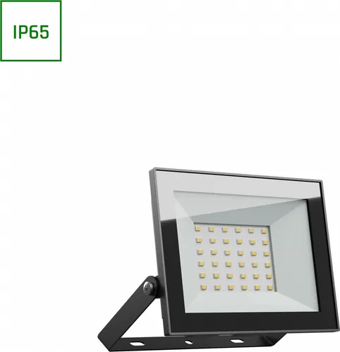 Spectrum LED NOCTIS LUX 4 Fluter 30W Strahler 2500lm schwarz 100° 230V IP65 IK07 Kaltweiß 6000K