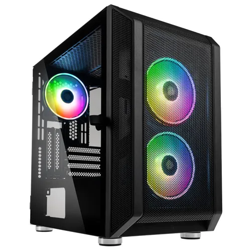 Kolink Citadel Mesh RGB Micro-ATX Gehäuse - schwarz
