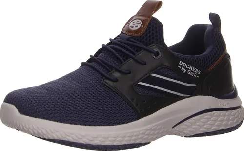 Dockers by Gerli Sneaker Blau in Gr. 48 - Stylische Herren Sneaker in Blau, ideal für den Alltag. Aus atmungsaktivem Mesh und mit flachem Absatz für optimalen Komfort beim Tragen.