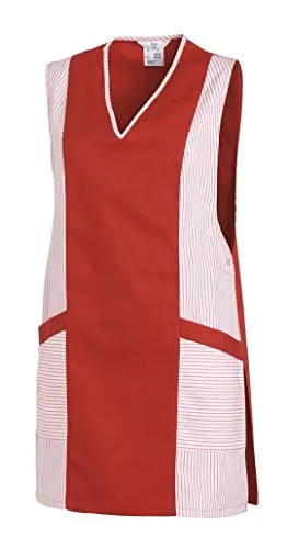 Überwurfschürze Damen rot 08/264/02 in rot von Leiber